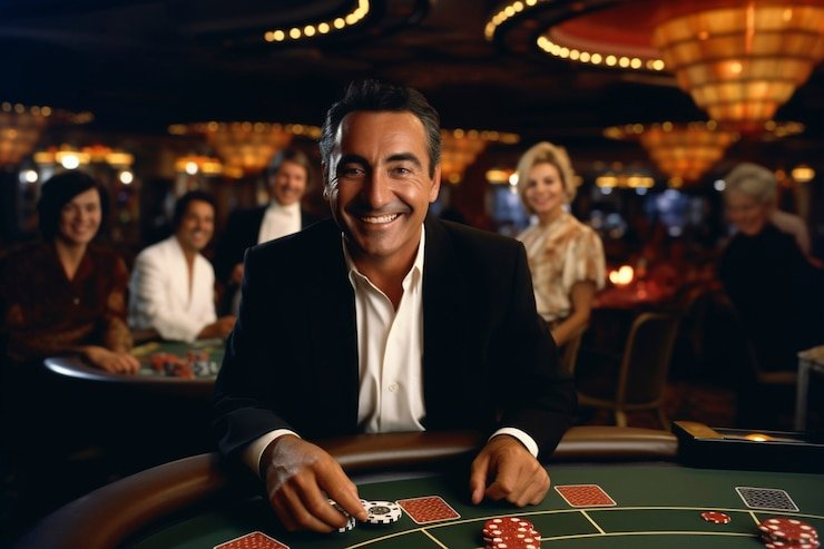 Antarmuka aplikasi mobile benderahoki menampilkan live-dealer tables dan slot games